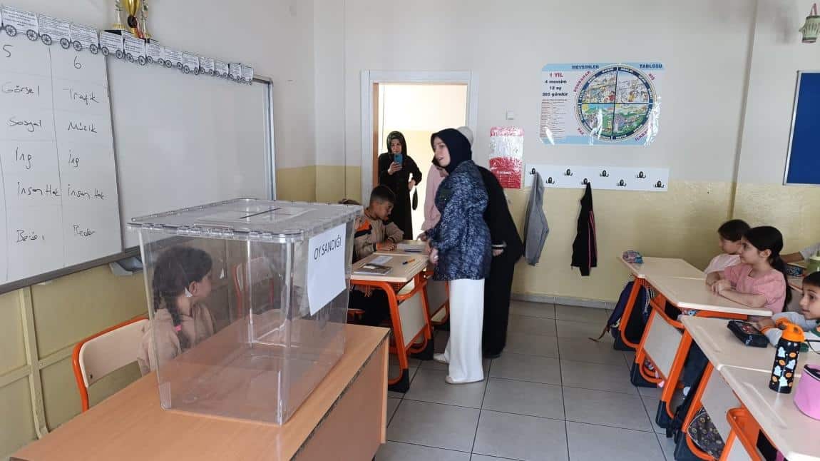 OKULUMUZ 4 / C SINIFINDA  SINIF BAŞKANLIĞI YARIŞI 